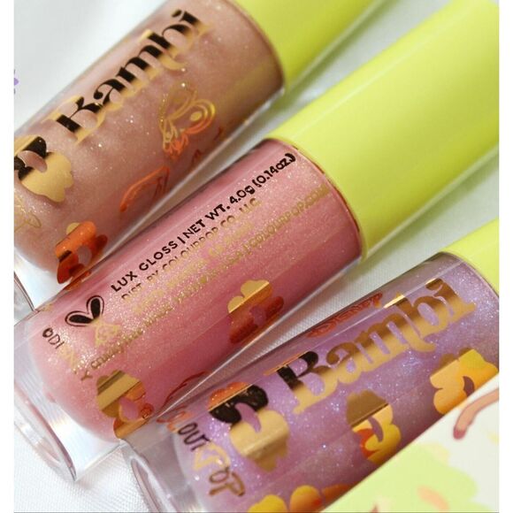 ColourPop X Disney Bambi Twitterpated Lux Gloss Trio - Picture 4 of 9